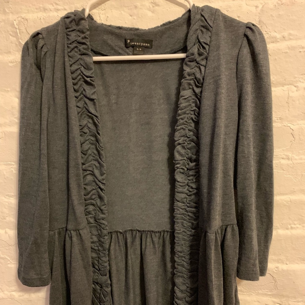Forever 21- Ruffled Cardigan